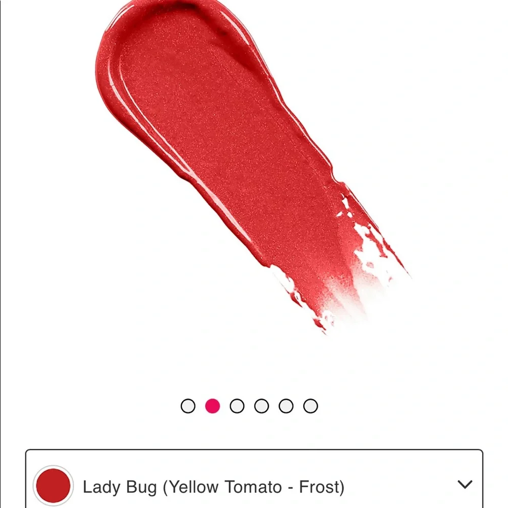 MAC COSMETICS Lustre Lipstick 510 Lady Bug (Yellow Tomato Frost) 0.1oz NIB $25